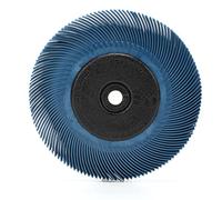 3M Scotch-Brite Cepillo de cerdas radiales 6 diámetro x 7/16 ancho, óxido de aluminio, 6000 RPM