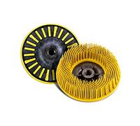 3M Scotch-Brite Disco Bristle BD-ZB, 115 mm, P80, Amarillo M14, 5 por paquete
