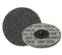 3M Scotch-Brite Roloc EXL Disco Unitized XL-DR, 76 mm x 6 mm, 6A Medio, 10 por paquete
