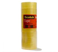 3M Scotch Cinta adhesiva estándar de 19 mm x 33 m - 8 rollos