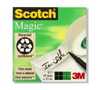 3M Scotch Magic Cinta adhesiva de 19 mm x 33 m