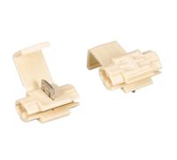 3M Scotchlok - Grifo eléctrico resistente a la humedad IDC (conector de desplazamiento de aislamiento) 564-BULK, doble paso, blanco, 18-14 AWG, paquete de 500