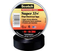 3M ScotchSuper33+ - Cinta aislante eléctrica (19 mm x 33 m)