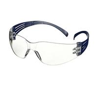 3M™ SecureFit™ 100 Gafas de seguridad, montura azul, recubrimiento antirrayaduras/antiempañante, lente incolora, SF101AF-BLU-EU, 20/caja