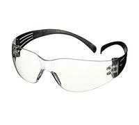 3M SecureFit 100 Gafas de seguridad, montura negra, antirrayaduras/antiempañante, lente incolora, SF101AF-BLK-EU, 5 paquetes