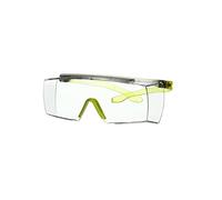 3M™ SecureFit™ 3700 Cubregafas, Patilla Verde Lima, Scotchgard™ Anti-Empañamiento (K&N), Lente Incolora, SF3701SGAF-GRN-EU