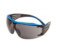 3M SecureFit™ 400X Gafas de seguridad, montura azul/gris, recubrimiento antiempañante Scotchgard™ (K&N), lentes grises, SF402XSGAF-BLU-EU