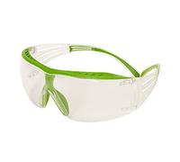 3M™ SecureFit™ 400X Gafas de seguridad, montura verde/transparente, recubrimiento antiempañante Scotchgard™, lentes transparentes, SF401XSGAF-GRN-EU