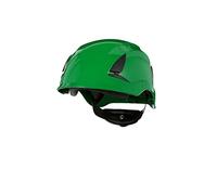 3M SecureFit Casco de protección, X5504NVE-CE, sin ventilación, verde, CE