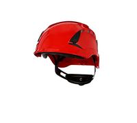 3M SecureFit Casco de protección, X5505V-CE, rojo, con ventilación, CE