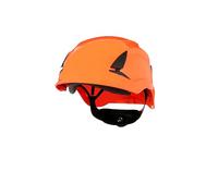 3M SecureFit X5500 Casco de protección, sin ventilación, CE, Naranja, X5507NVE-CE, 1 por Paquete