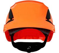 3M SecureFit X5500 X5500 - Casco de protección sin ventilación CE, Color Naranja, X5507NVE-CE