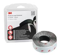 3M Sistema de cierre reposicionable SJ352Bbk – alternativa a cremalleras – 2x25 mm 1,25 m Negro