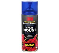 3M SprayMount Adhesivo en Spray Permanente al Secarse, 1 Lata de 200 ml, Embalaje puede variar