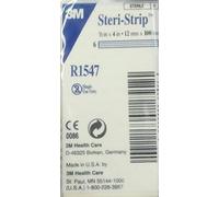 3M Steri-Strip, R1547, cierres elásticos de piel, 1/2 x 4 pulgadas, paquete de 5 sobres de 6 tiras (30 tiras)
