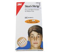 3M Steri-Strip - Set de 12 suturas cutáneas adhesivas (75 cm x 6 mm)