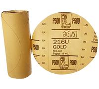 3M Stikit Gold Disc Roll 01202, 6 pulgadas, P500, 75 discos por rollo