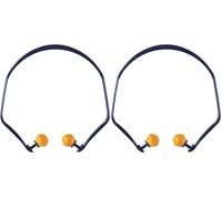 3M Tapones con banda 1310, ligeros y cómodos, sin presión, protección auditiva contra niveles de ruido comprendidos entre 87-98 dB (SNR: 26 dB), 1 kit con 2 pares de repuesto (Paquete de 2)