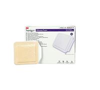 3M™ Tegaderm™ Aderezo de espuma de silicona, 90631, 4 x 4.2 pulgadas, 10/cartón, 4 cartones/caja