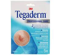3M Tegaderm - Película transparente impermeable (10 cm x 12 cm, 5 tiritos