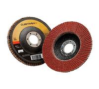 3M(TM) Cubitron (TM) II Flap Disc 967A, T29 Giant (múltiples tamaños y tipos de grano), 4-1/2 in x 7/8 in, marrón, 10