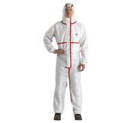 3M Traje protector 4565 Blanco + Rojo Tipo 4/5/6 XL
