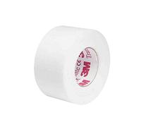 3M Transpore White, Parche Quirúrgico Perforado Con Respaldo De Rayón Y Poliéster, Delicado, Desgarro Bidireccional, Hipoalergénico, Transpirable, Tamaño 25 mm X 9.14 M, Paquete De 12 Rollos