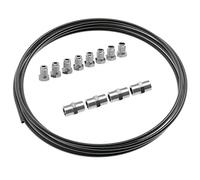 3m Tubo de Freno Ø 4,75 mm en Acero Cobreado Kit + 8 uniones roscadas + 4 conectores M10 x 1 DIN 74 234 Juego de Tubos de Frenos y Accesorios para DIN Flare F