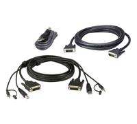3M USB DVI-D Dual Link Dual Display Secure KVM Cable Kit