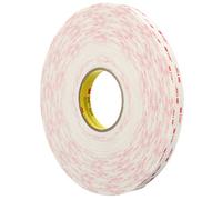 3M VHB 64633-case 3M Tape, 1/2 in x 36 yd 45.0 mil, 4 Per Case, 4945, Foam, White (Pack of 4)