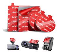 3M VHB - Almohadillas Adhesivas de Doble Cara para cámara de salpicadero, 4 Unidades, 2.85 Pulgadas cuadradas y Redondas de 2.2 Pulgadas, Resistentes al Calor, Kit de Cinta de Montaje Resistente al