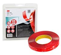 3M VHB Cinta Adhesiva 4910F - diseño transparente que permite unir material transparente y conseguir una línea de unión prácticamente invisible - 19 mm X 11 m, transparente, espesor: 1.0mm (1 unidad)