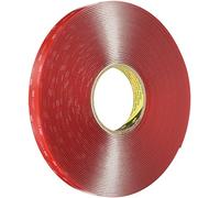3M VHB Cinta Adhesiva, 4918 F, 19 mm x 16,5 m, 2 mm, 4 unidades, Transparente