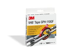 3M VHB Cinta Adhesiva GPH-110GF - diseñadas para crear uniones duraderas y fiables para unir materiales distintos a altas temperaturas - 19 mm X 3 m, gris, espesor 1.1mm (1 unidad)