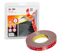3M VHB Cinta Adhesiva GPH-110GF - diseñadas para crear uniones duraderas y fiables para unir materiales distintos a altas temperaturas - 19 mm X 11 m, gris, espesor: 1.1mm (1 unidad)