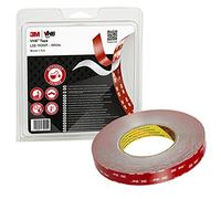 3M VHB Cinta Adhesiva LSE-110WF unión permanente diseñada para unir plásticos LSE como polipropileno, TPO, TPE y materiales compuestos sin imprimación-19mm X 11m, blanca, espesor 1.1mm