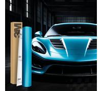 3M - Vinilo 2080 para coche, autoadhesivo, para coche, moto y barco, 30 x 152 cm, protector de pintura 3D con canales de aire para rotulación, azul océano satinado (S327 Satin Ocean Shimmer).