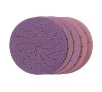 3M Xtract Cubitron II Hookit - Disco de papel 732U, 80+ a 220+, 5 pulgadas, paquete múltiple de 15 unidades, aluminio, acero al carbono, compuestos, fibra de vidrio, capas superiores y pintura