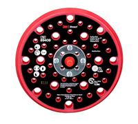 3M Xtract Hookit Platos de soporte, 89409, 152 mm, duro, rojo