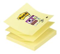 Post-it Z-Notas Super Sticky Canary Yellow, Paquete de 12 Blocs, 90 Hojas por Bloc, 76 mm x 76 mm, Color Amarillo - Notas Extra Adhesivas para Listas de Tareas y Recordatorios