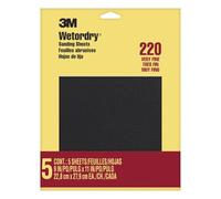 3M9087Wet Sanding-5PK VFINE WET SANDPAPER
