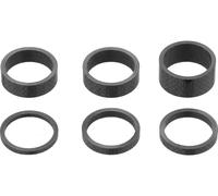 3min19sec Kit de espaciadores de juego de dirección de carbono negro one_size