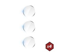 3mk 4x Protectores de Cámara Trasera para Samsung Galaxy S21 6H, Transparente