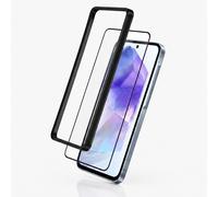 3mk, Lote de 2 Cristal Templado para Galaxy A35 / A55 con Marco Aplicador