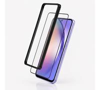 3mk, Lote de 2 Cristal Templado para Galaxy A54 5G con Marco Aplicador