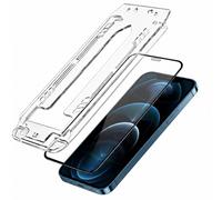 3mk, Lote de 2 Cristal Templado para iPhone 12 Pro Max con Marco Aplicador