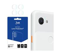 3MK - Protector de Camara Trasera Anti Golpes- 100% Efectivo Compatible con Google Pixel 3a- 4 unidades- Transparente