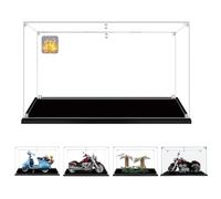3mm Acrílico Vitrina Expositora 40x20x30 para Lego Vespa 125 10298 75353 76388 42107,Grande Transparente Caja de Exhibición