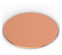 3Mm Thick Pure Copper Round Plate Diameter 35-55Mm Suitable for Craftsmanship, Sculpting, And Industrial Purposes,Fuchsia,3×55mm(3x40mm)