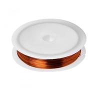 3mmX 40m Alambre para Cuentas Alambre de Cobre Alambre para Manualidades Resistente al Deslustre Alambre de joyeria de Acero para Joyería, Escultura de DIY, Modelado y Manualidades(Oro rosa)